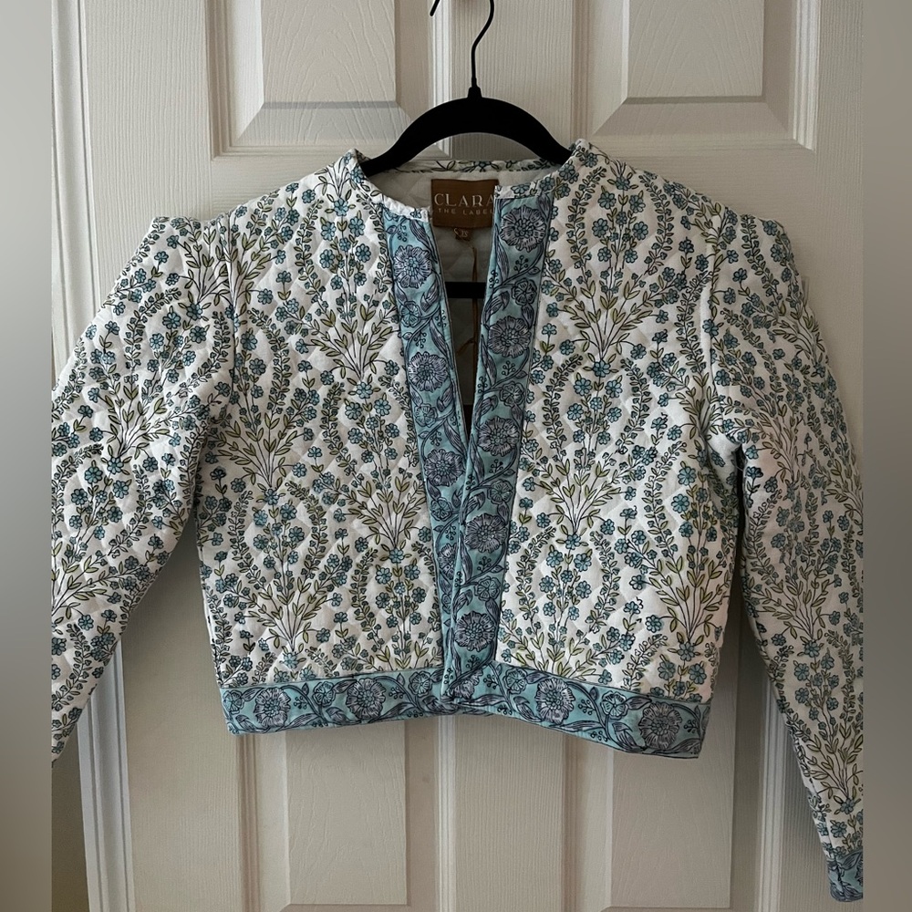 Clara the label quilted jacket.